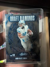 2025 Panini Absolute - Draft Diamonds Amon-Ra St. Brown #DD-ASB