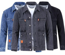 Men's casual, durable, dirt resistant denim jacket