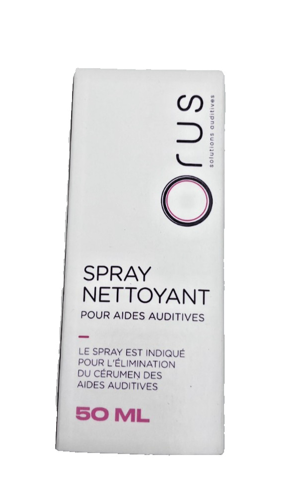 ORUS spray nettoyant pour aide auditives 50 ml x4pc pour prothèses et embouts