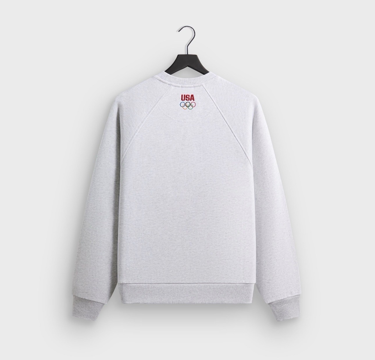 Kith for Team USA Raglan Nelson Crewneck Light Heather Grey Sz XL NWT image 2