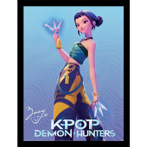 K-Pop Demon Hunters Zoey Picture 16 x 12 Teens Movie Xmas Birthday Gift