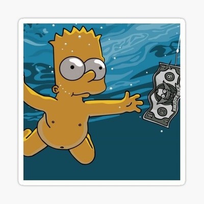 Simpsons, Vinyl Die Cut Sticker
