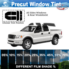 Película precortada para ventanas en todos los lados cualquier tono % para Ford F150 doble cabina 2004-2008