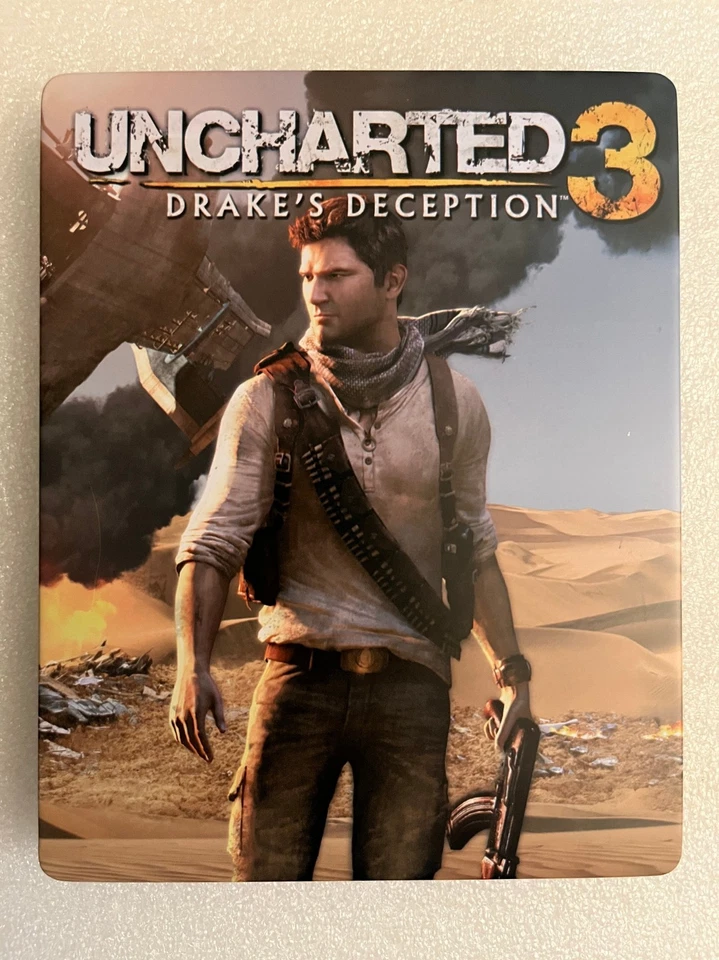 Uncharted Drake's Deception 3 Custom-Made G2 Steelbook Case PS3/PS4 (NO GAME) - Image 3 of 4