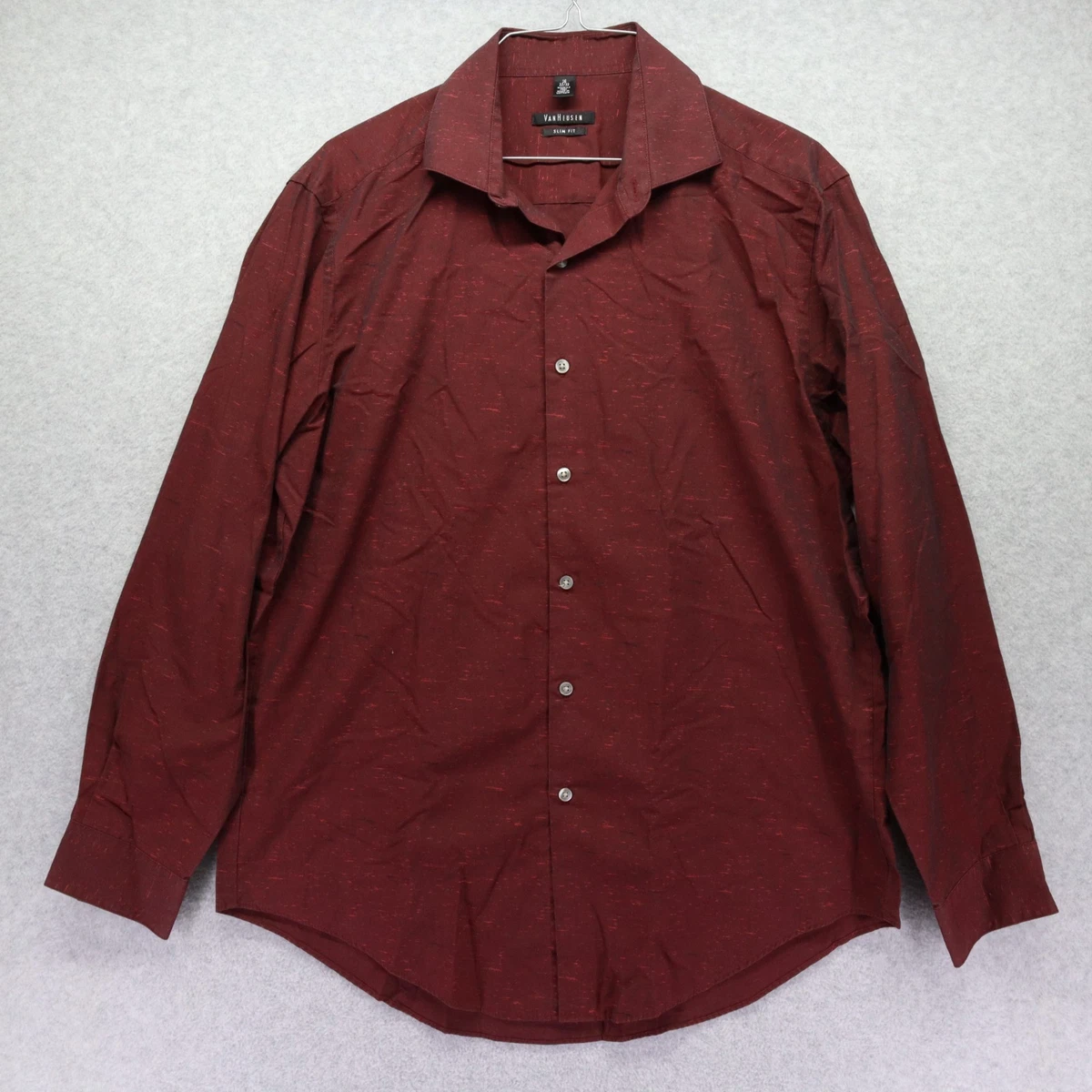 Van Heusen Solid Dress Shirts for Men for sale | eBay