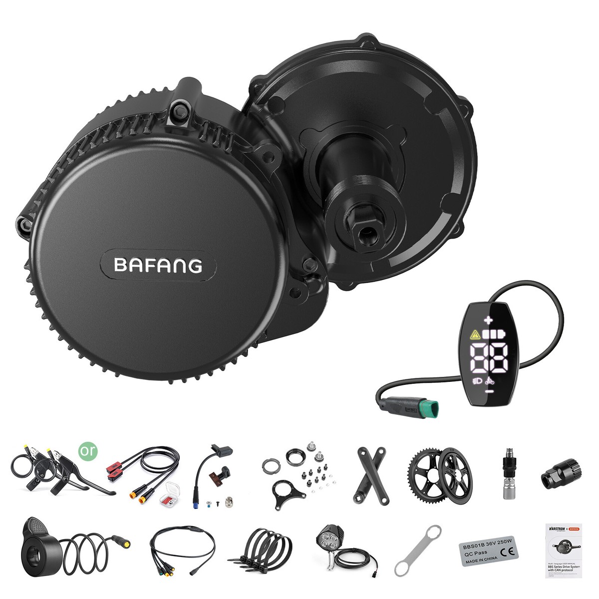 Bafang Mid Drive Motor 36V 48V250W 500W 750W 1000W 68-120mm Ebike