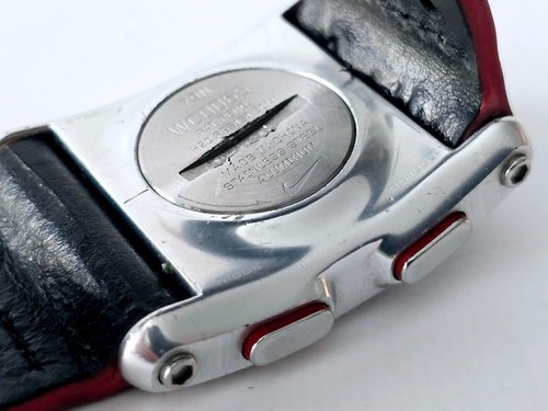 Nike Torque leather sport running watch mens black/silver WC0065 wrist watch - Picture 16 of 24