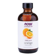 Orange Oil 100 Pure , 4 oz - NOW Foods Essential Oils