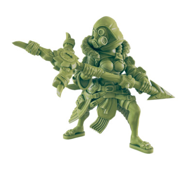 EC3D Beyond the Badland DENIZEN PRIEST 28mm Project Z Fallout Last Days Zombie