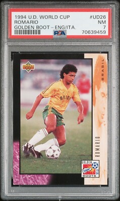 1994 Upper Deck UD World Cup Romario Golden Boots PSA 7 | eBay
