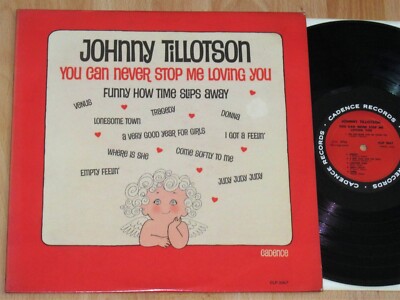 LP Johnny Tillotson - You Can Never Stop Me Loving You - Cadence 3067 Mono US