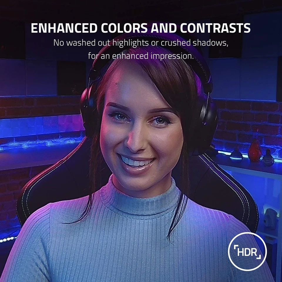 Razer Kiyo Pro Webcam Streaming Broadcasting Microphone 2MP 1080p 60 FPS HDR - Bild 2 von 4