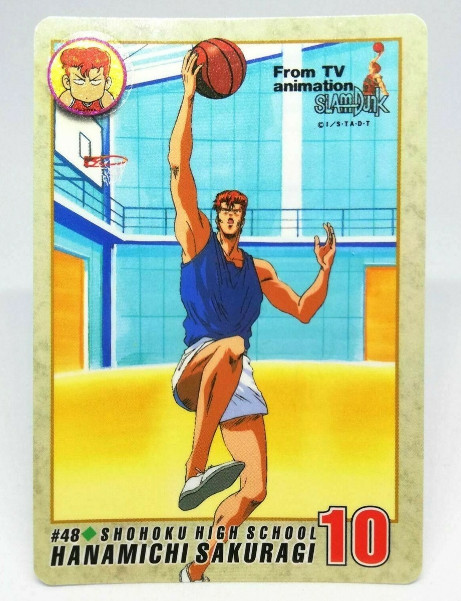 48 Sakuragi Hanamichi Slam Dunk CARD From TV Animation Slam Dunk