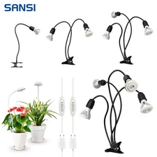 LED Grow Lights 600W Full Spectrum for Indoor Plants Hydroponics Lamp W/ Timer