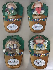 Midwest Of Cannon Falls - Simple Delights Garden Flower Pot Sitters-set Of 4-NEW