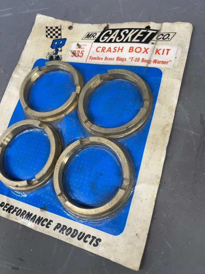 NOS Vintage Mr. Gasket T10 Crash Box Kit Super T-10 Borg Warner Synchro Bronze - Imagem 3 de 4