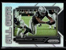 Darren Waller - 2022 Panini Prizm All Out! Prizms Silver #AO-18 Raiders