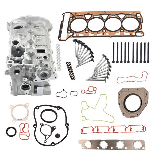 Cylinder Head & Gaskets & Valves Kit For Audi VW 2.0T A4 TT Jetta CCTA