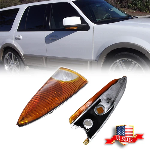 OE-Spec Side View Mirror Turn Signal Lights For 03-06 Ford Expedition Navigator