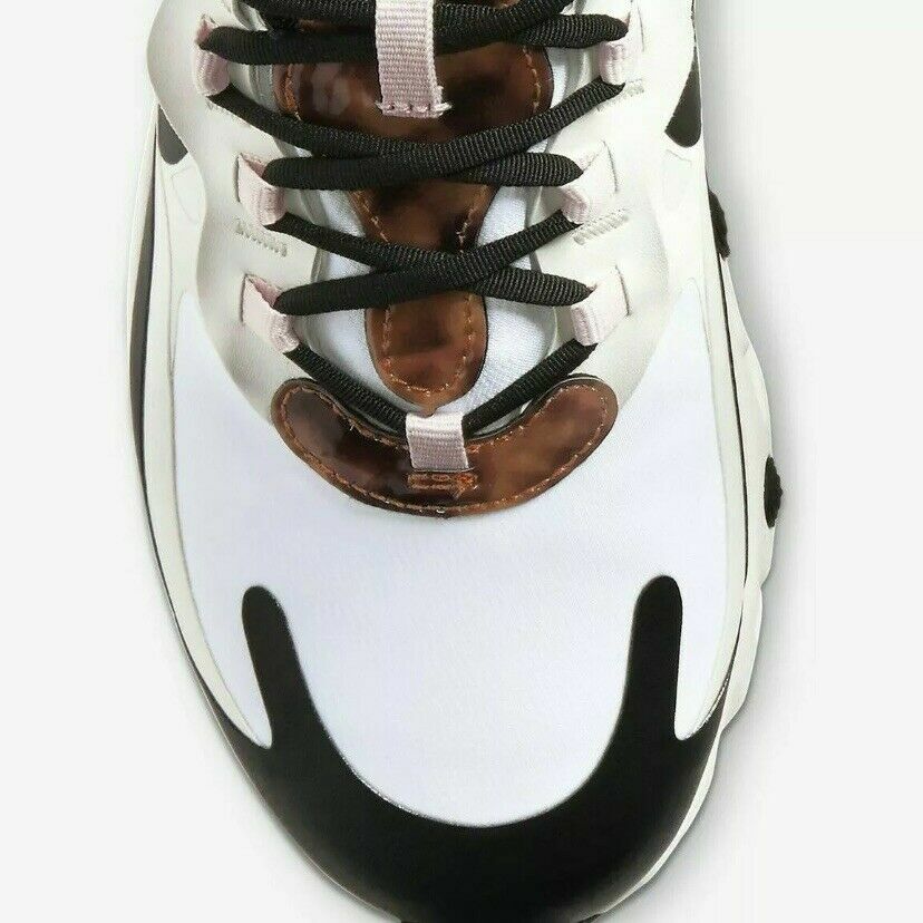 nike air max 270 react cream and tortoise shell sneakers
