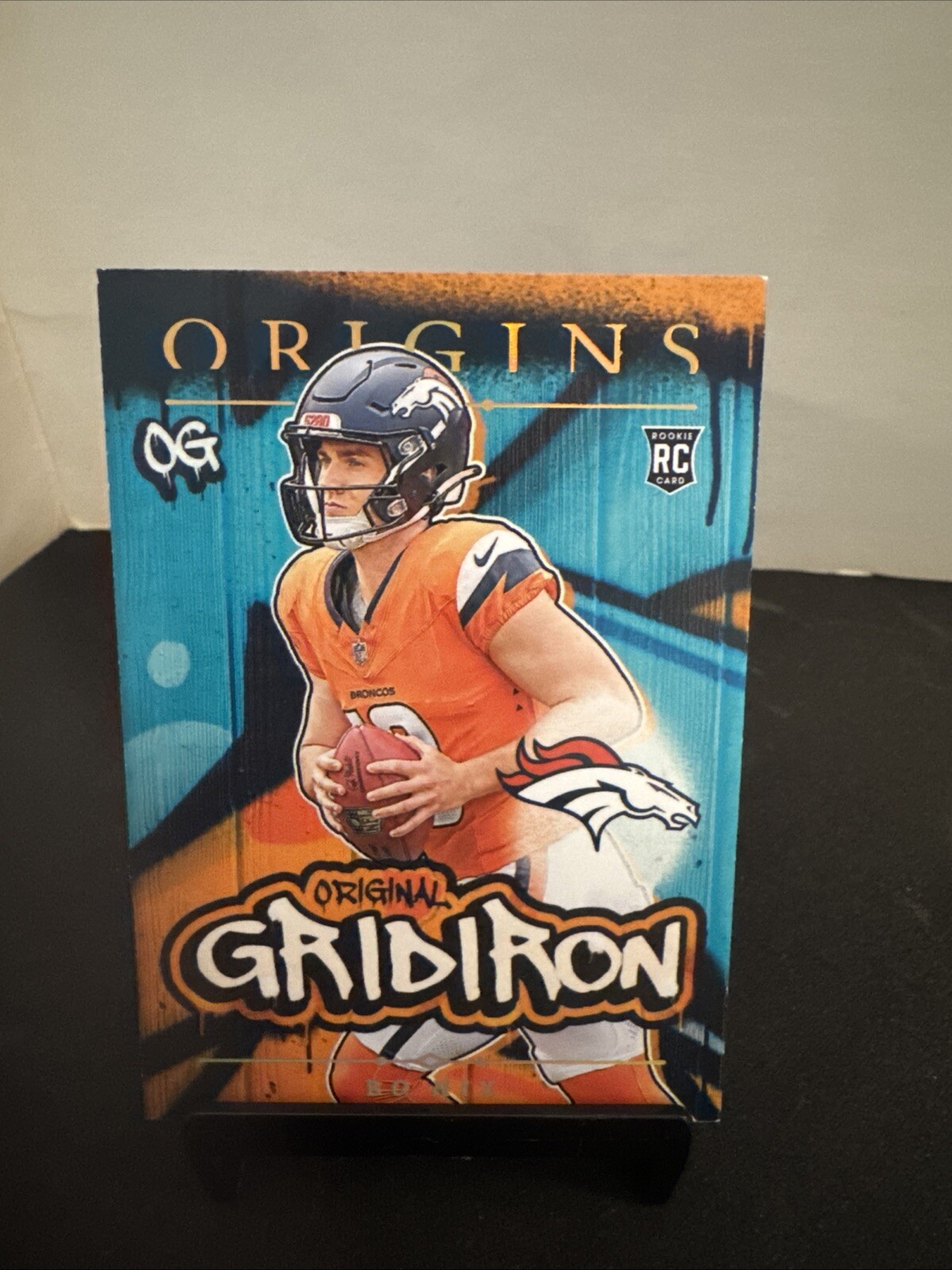2024 Panini Origins Bo Nix Original Gridiron #19 RC - Denver Broncos