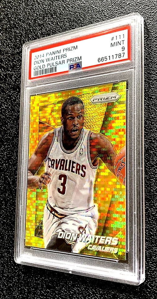 SSP 01/10 PSA 9 MINT 2014 DION WAITERS PANINI PRIZM GOLD PULSAR PRIZM G2180 - Image 2 of 4