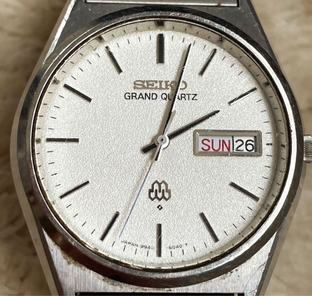 SEIKO GRAND QUARTZ 9943-8030 DATE SILVER MEN'S WATCH 1979 SEIKO GRAND QUARTZ 9943-8030 DATE SILVER MEN'S WATCH 1979