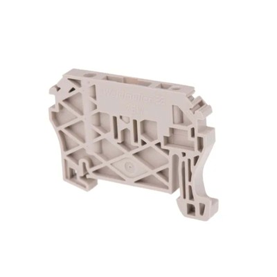 Weidmuller End Bracket For Use with Terminal Block Dark Beige ZEW 35 ...