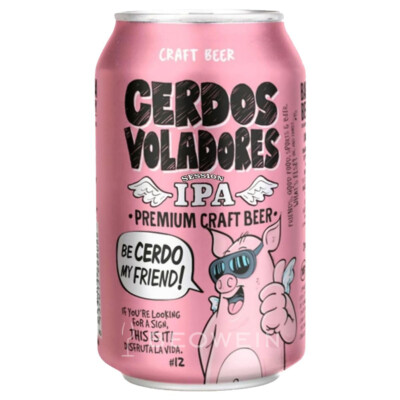 Cerdos Voladores Session IPA 0,33 l - Bier aus Barcelona, Spanien, inkl. Pfand