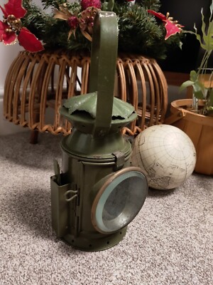 1945 C. Eastgate and Sons Birmingham MOD Railway Lantern with