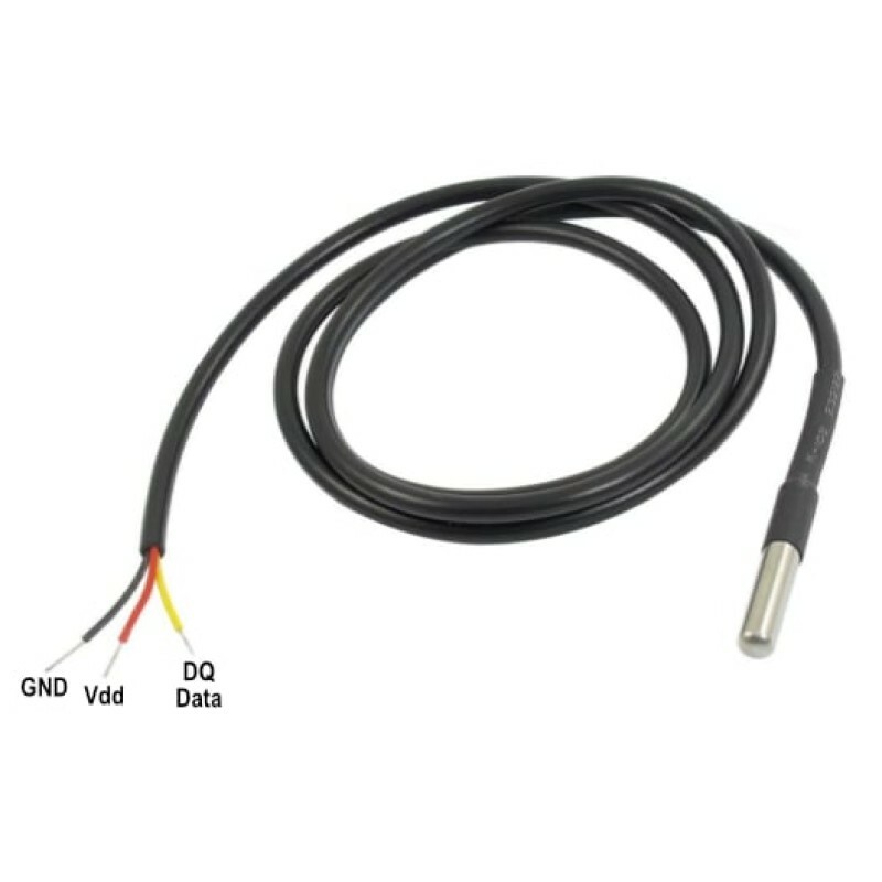1x DS18B20 Waterproof Digt Sensor Thermal Probe Temperature Thermometer Arduino