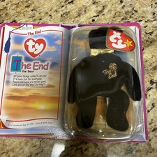 McDonalds TY-THE END BEAR  11 Teenie Beanie Baby RARE Retired 1999 Millennium