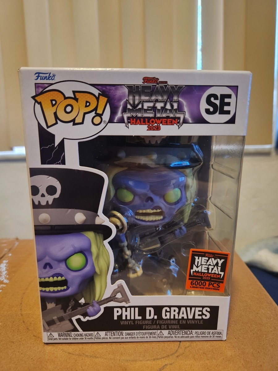 Funko Pop! Phil D. Graves - Édition Limitée 6000 Pièces Heavy Metal Halloween 2023 - Occasion