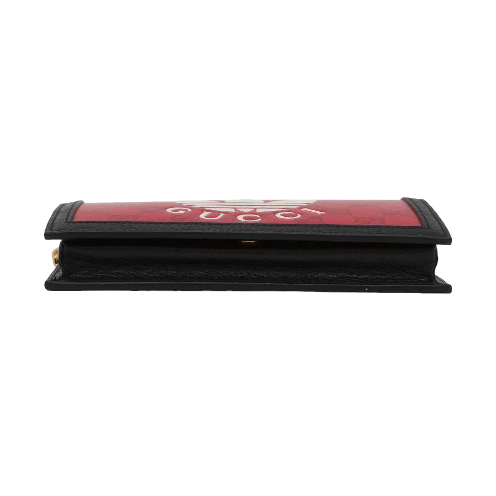 Authentic Adidas X Gucci GG Supreme Chain Wallet Purse Shoulder