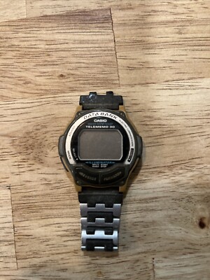 RARE VINTAGE Watch Casio DB-34H TeleMemo 30 WR 50m  Read