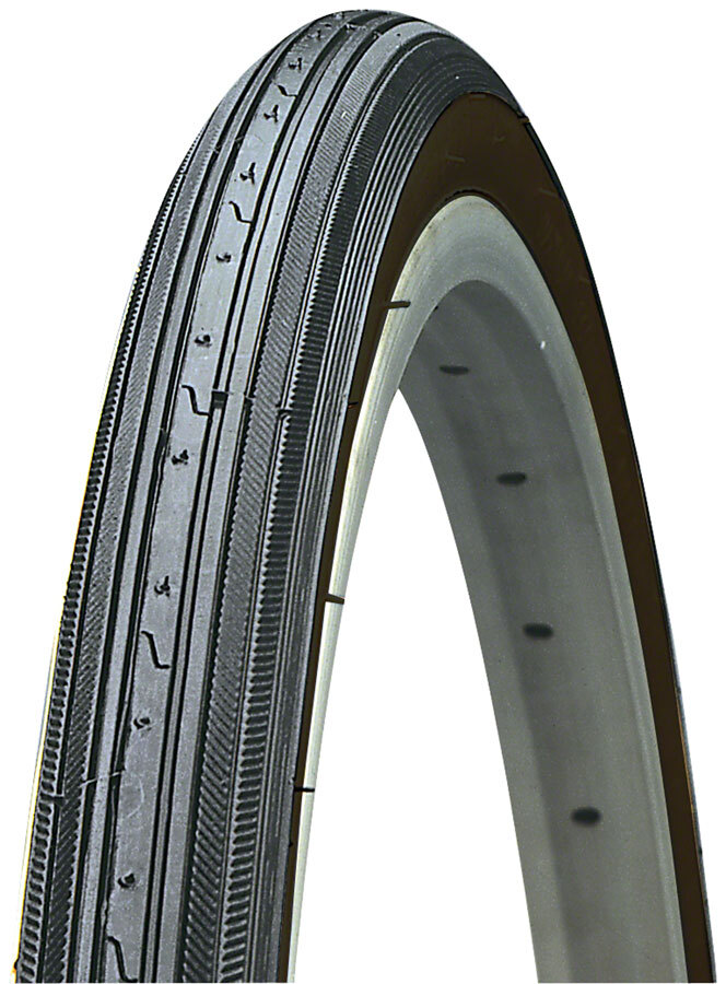 Шина Kenda Street K34 27x11/4 TPI 22 с решающим тросом черного цвета для дорожного покрытия