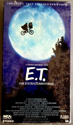 E.T. The Extra-Terrestrial (VHS, 1988)(Sci-Fi) Henry Thomas, Drew Barrymore!