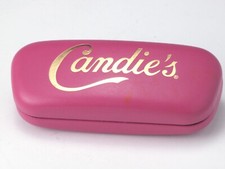 Candies Eyeglass Case Pink with Gold Logo