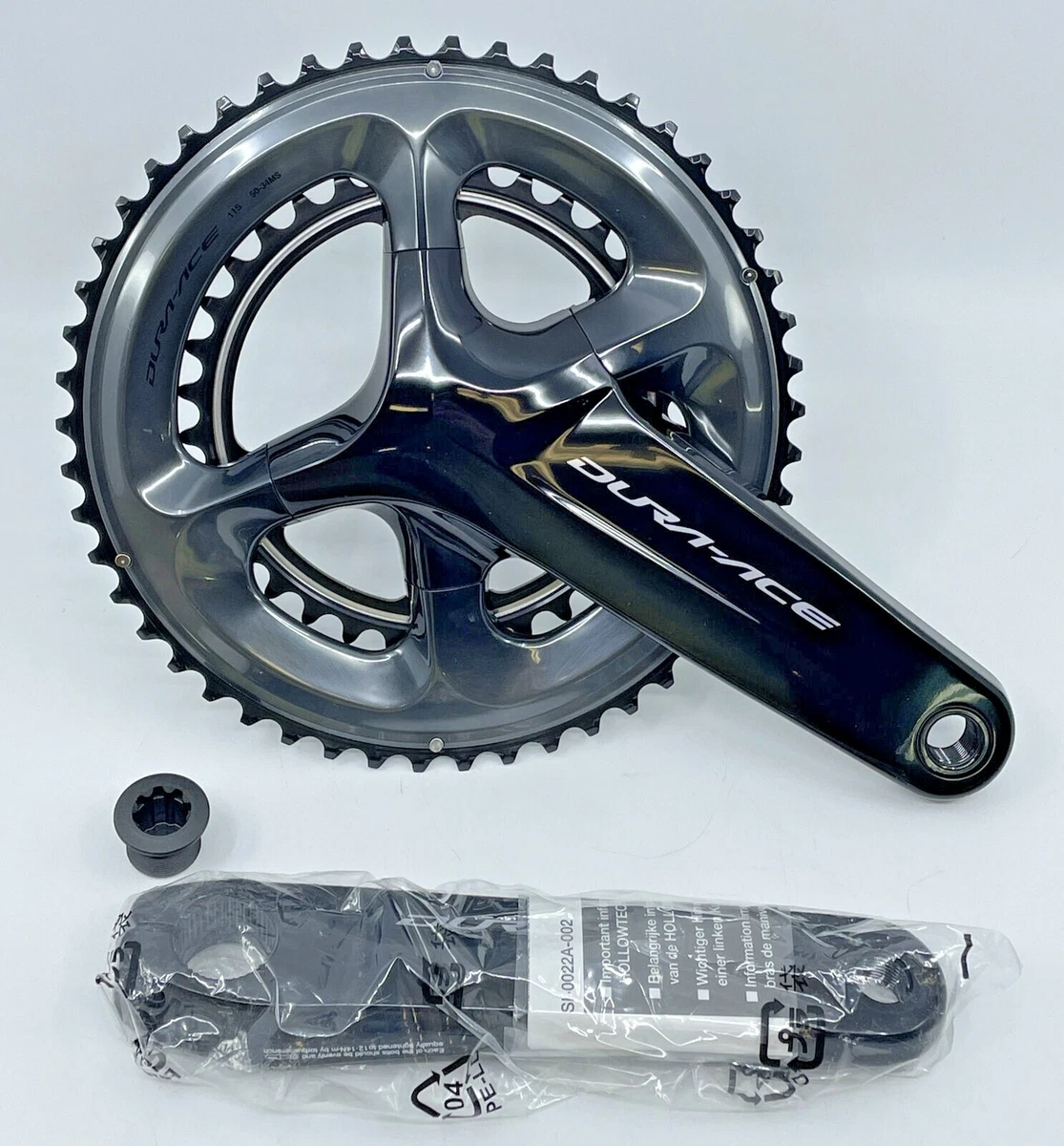 NEW 175mm Shimano DURA-ACE R9100 FC-9100 2x11-speed 50/34t Compact Crank