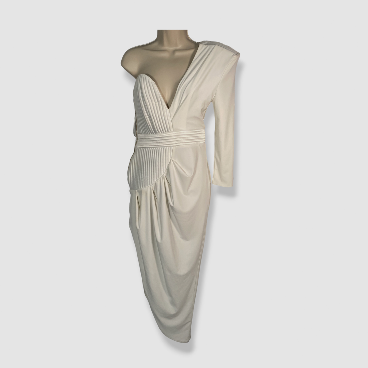 zhivago one shoulder dress LATE QUEEN gown