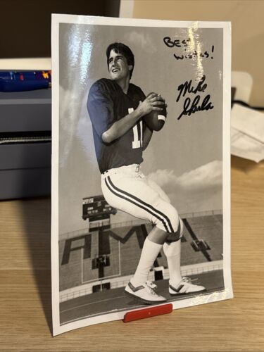 Mike Shula signiertes 5x7 s/w Foto Alabama Crimson Tide - Bild 3 von 3