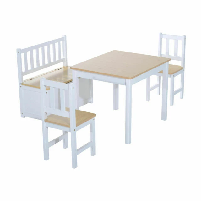 Homcom 312-001 Furniture Set - Beige/White