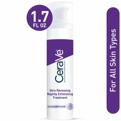 CeraVe Skin Renewing Nightly Exfoliating Treatment Anti-Aging Face Serum 1.7oz.+