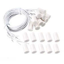 10Pack N.C. Recessed Wired Security Window Door Contact Sensor Alarm Reed Switch
