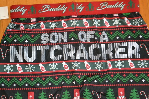 Elf Movie Will Ferrell "Son Of A Nutcracker" Christmas Boxer Brief Men's Medium - Picture 4 of 7