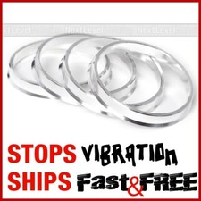 SET OF (4) ALUMINUM HUB CENTRIC RINGS 73.1 / 67.1 MITSUBISHI LANCER EVO 8 9 10 X