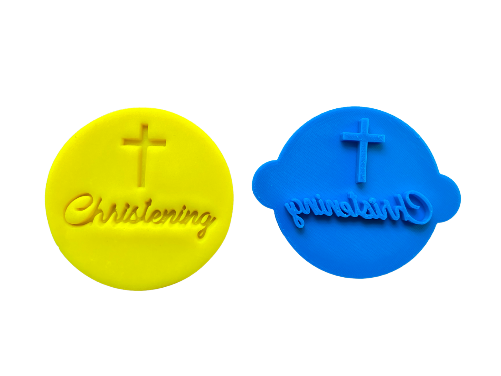 Baptism Cross Cookie Stamp Fondant Embosser Christening Cookie