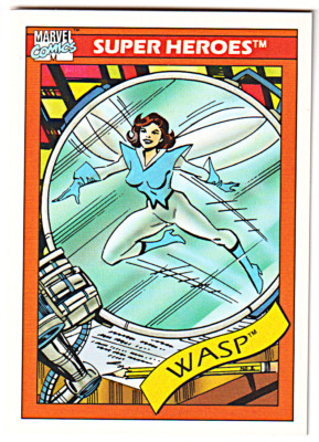 1990 Marvel Comics Trading Card #51 The Wasp Super Heroes Series 1