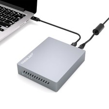 Thunderbolt 3 Four-Slot M.2 NVMe SSD Enclosure 40Gbps up to 2800MB/s Support ...