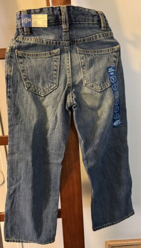 Kids GAP 1969 Blue Denim Original Fit Jeans With Adjustable Waist Tabs - Picture 6 of 6
